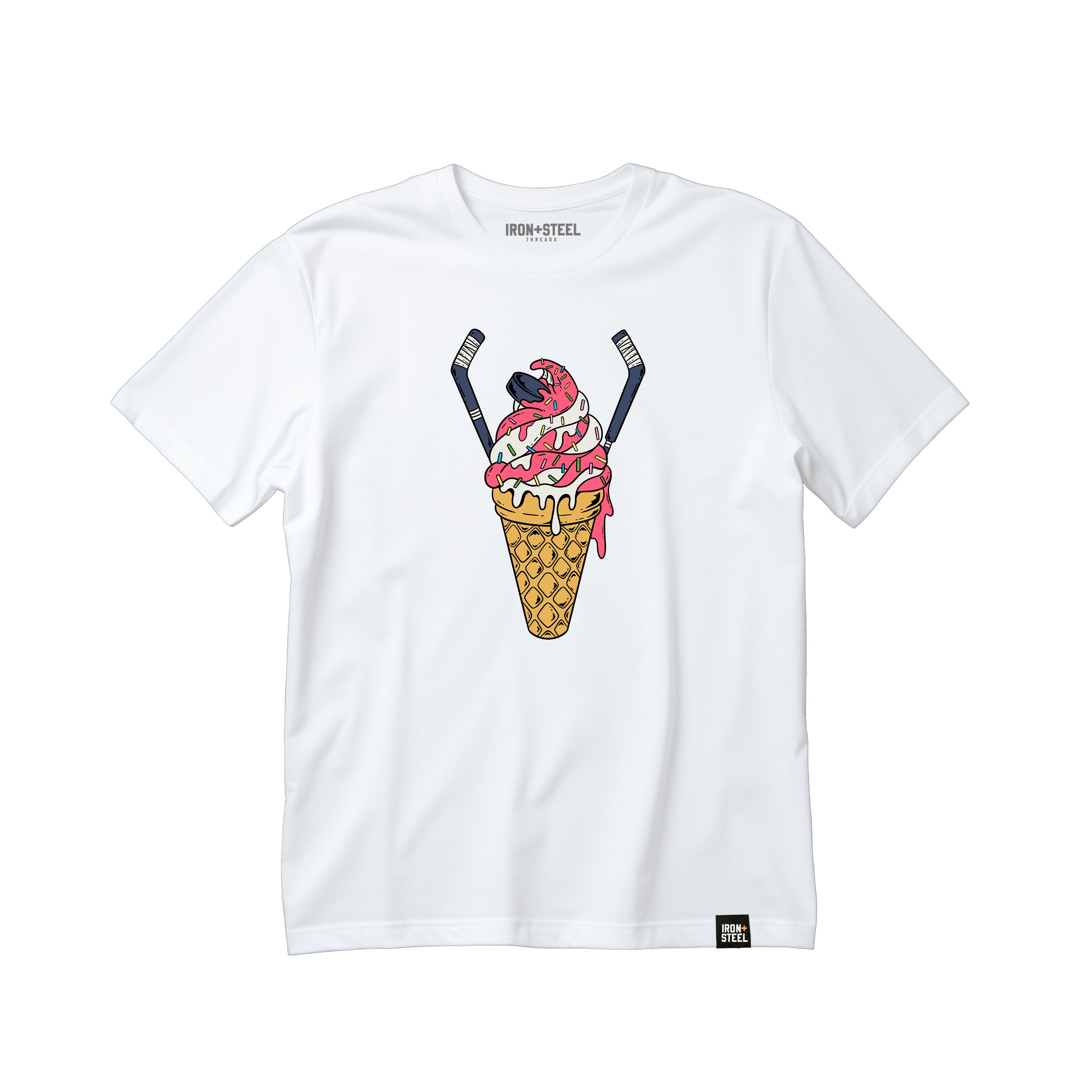 Ice Cream Hockey Tee