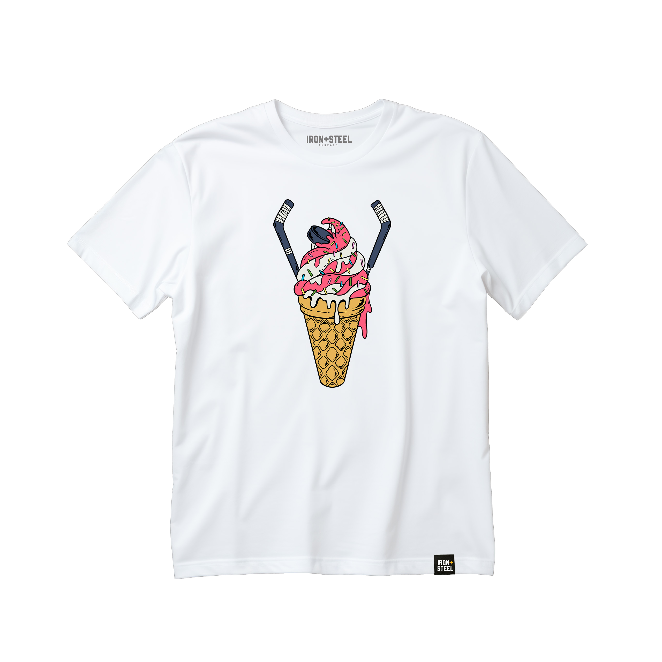 Ice Cream Hockey Tee