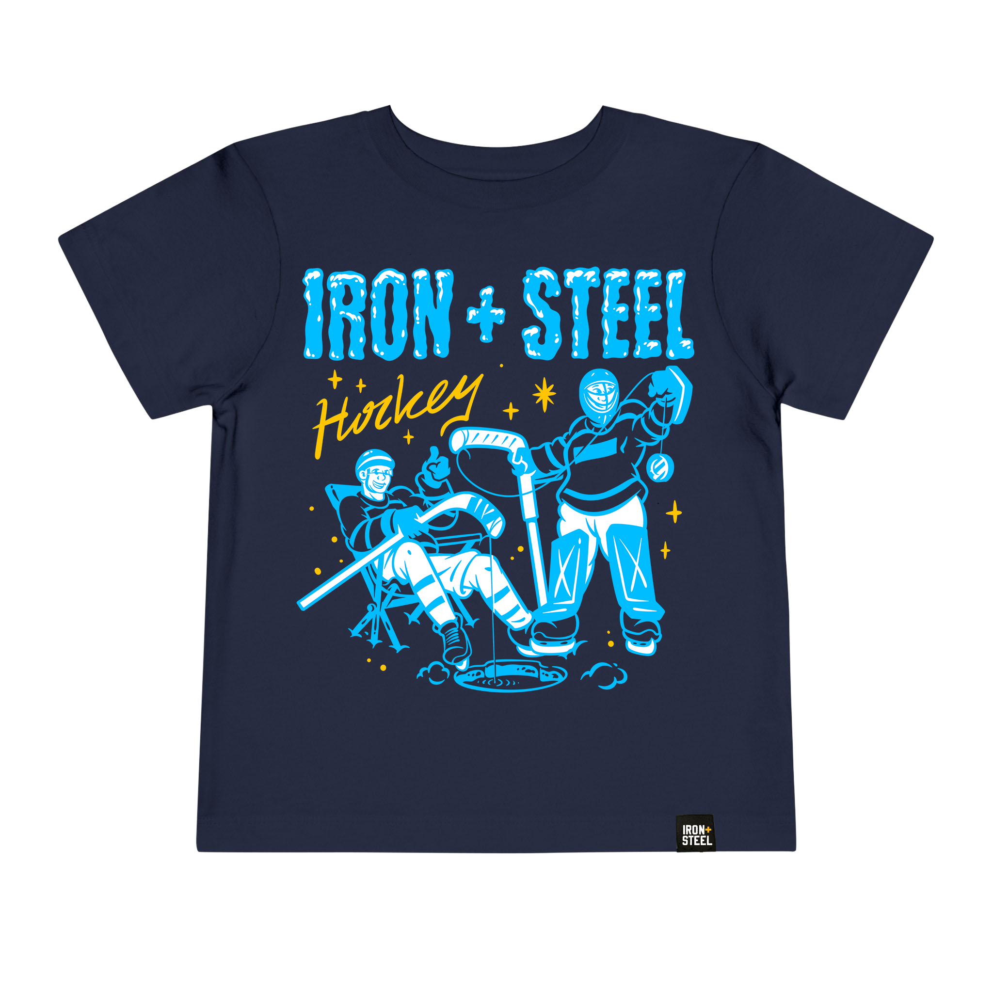 Ice Fishing Hockey Toddler Tee