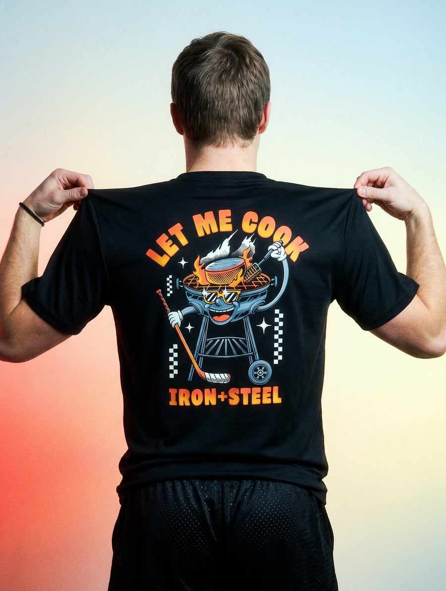 Let Me Cook Hockey Tee