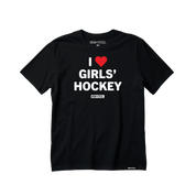 I Love Girls' Hockey Tee