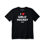 I Love Girls' Hockey Tee