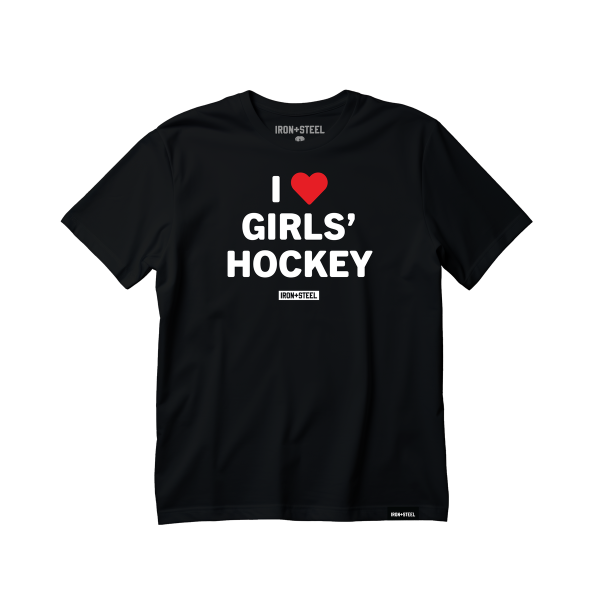I Love Girls' Hockey Tee