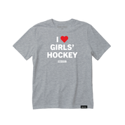 I Love Girls' Hockey Tee