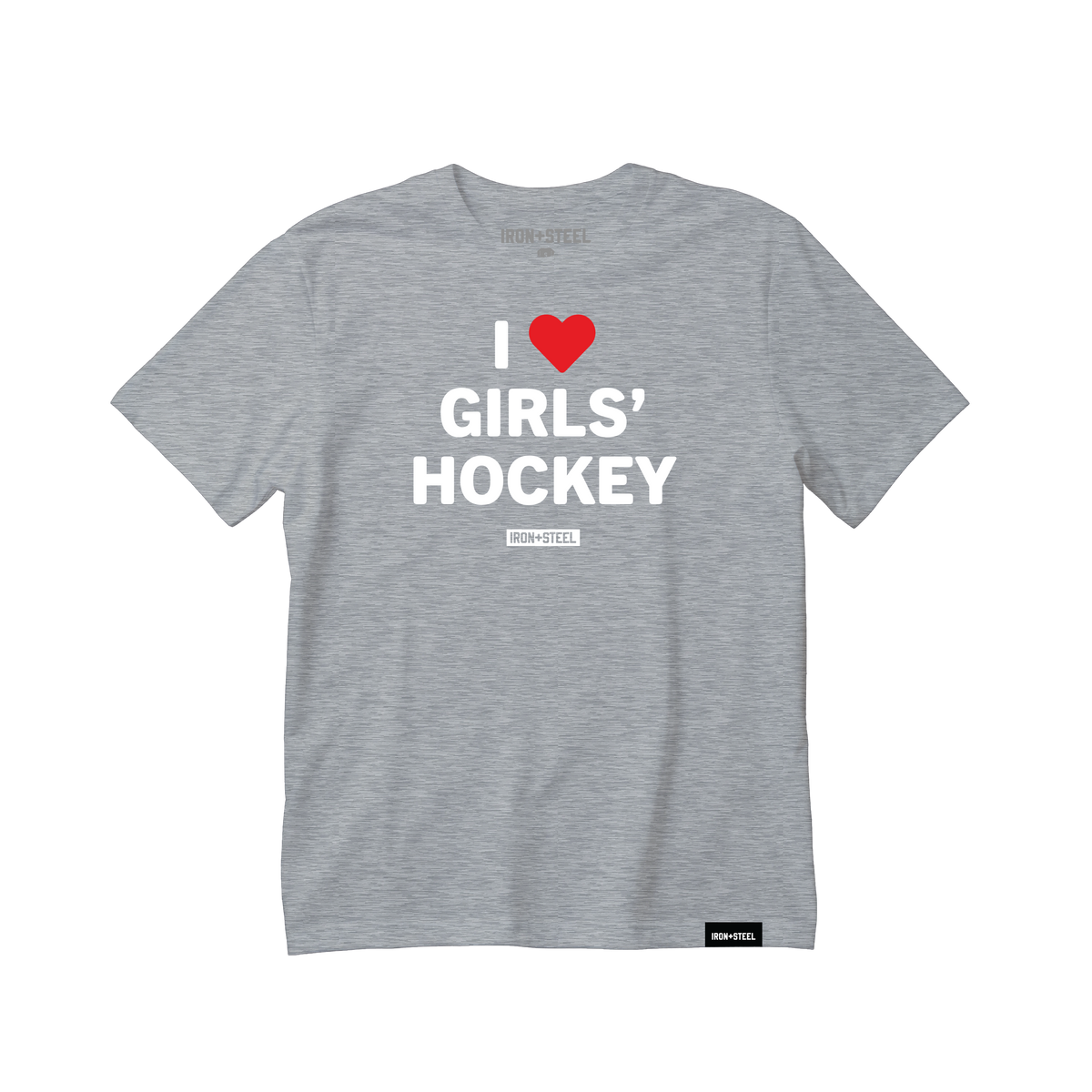 I Love Girls' Hockey Tee