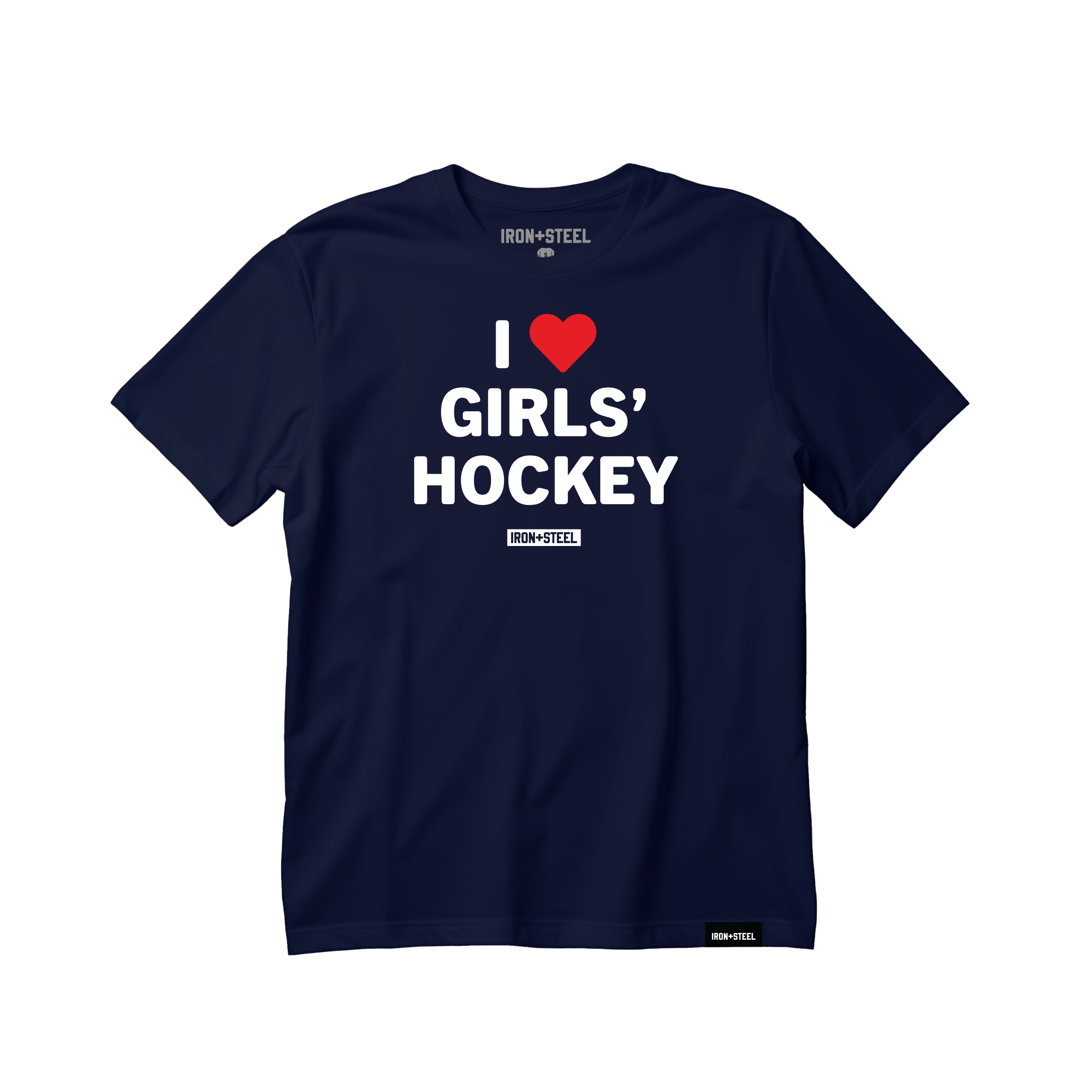 I Love Girls' Hockey Tee