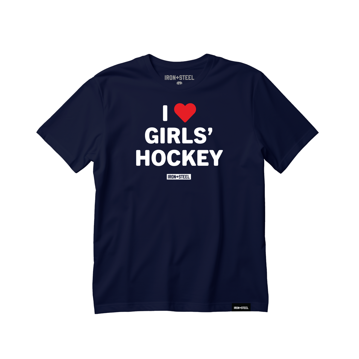 I Love Girls' Hockey Tee