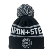 Iron+Steel Hockey Pom Beanie
