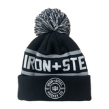 Iron+Steel Hockey Pom Beanie