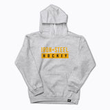 Iron+Steel Hockey Gold Kids Fleece Hoodie