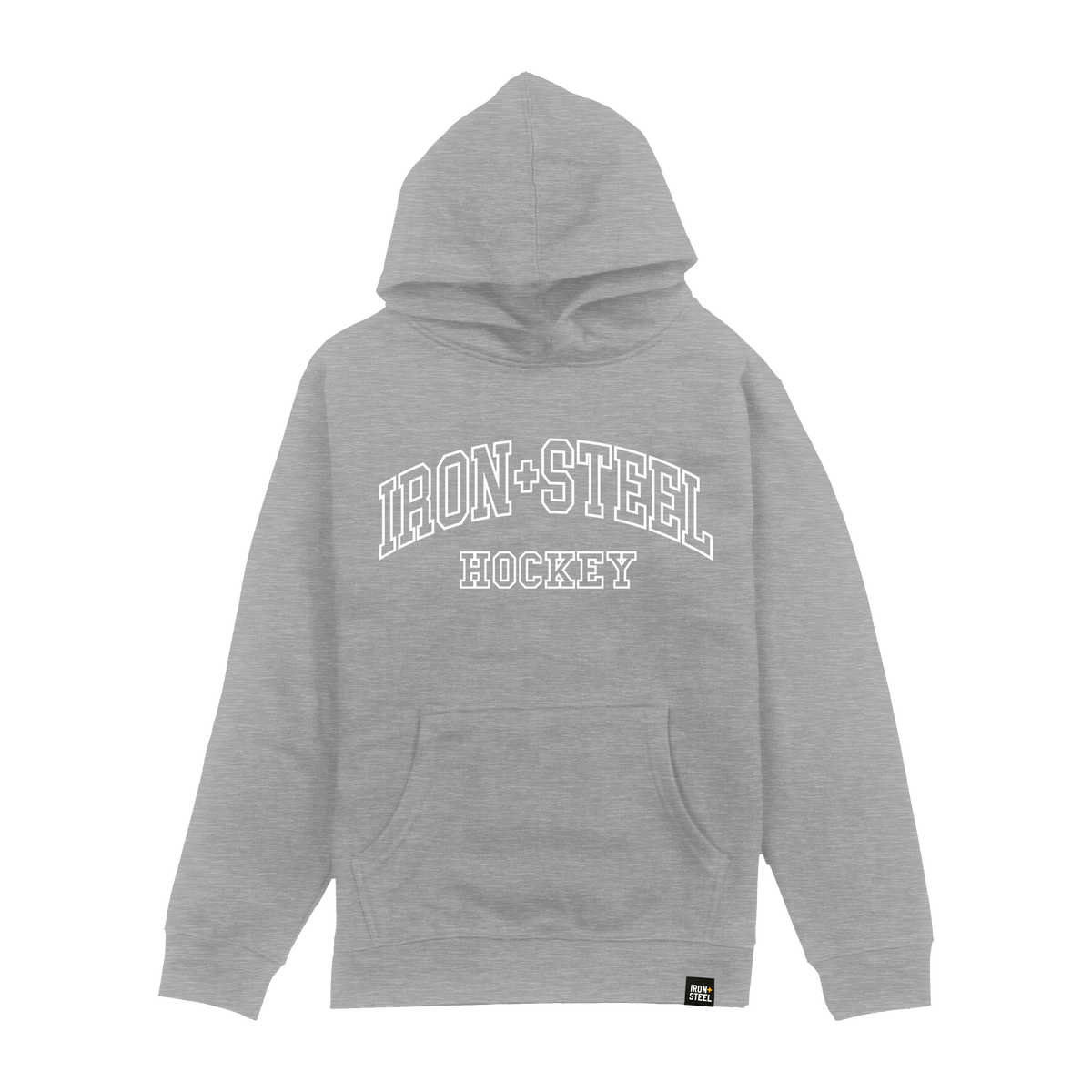 Iron+Steel Hockey Arc Youth Hoodie