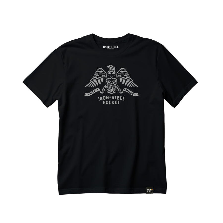 Iron+Steel Eagle Hockey T-Shirt