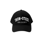 Iron+Steel Hockey Snapback Hat - Black