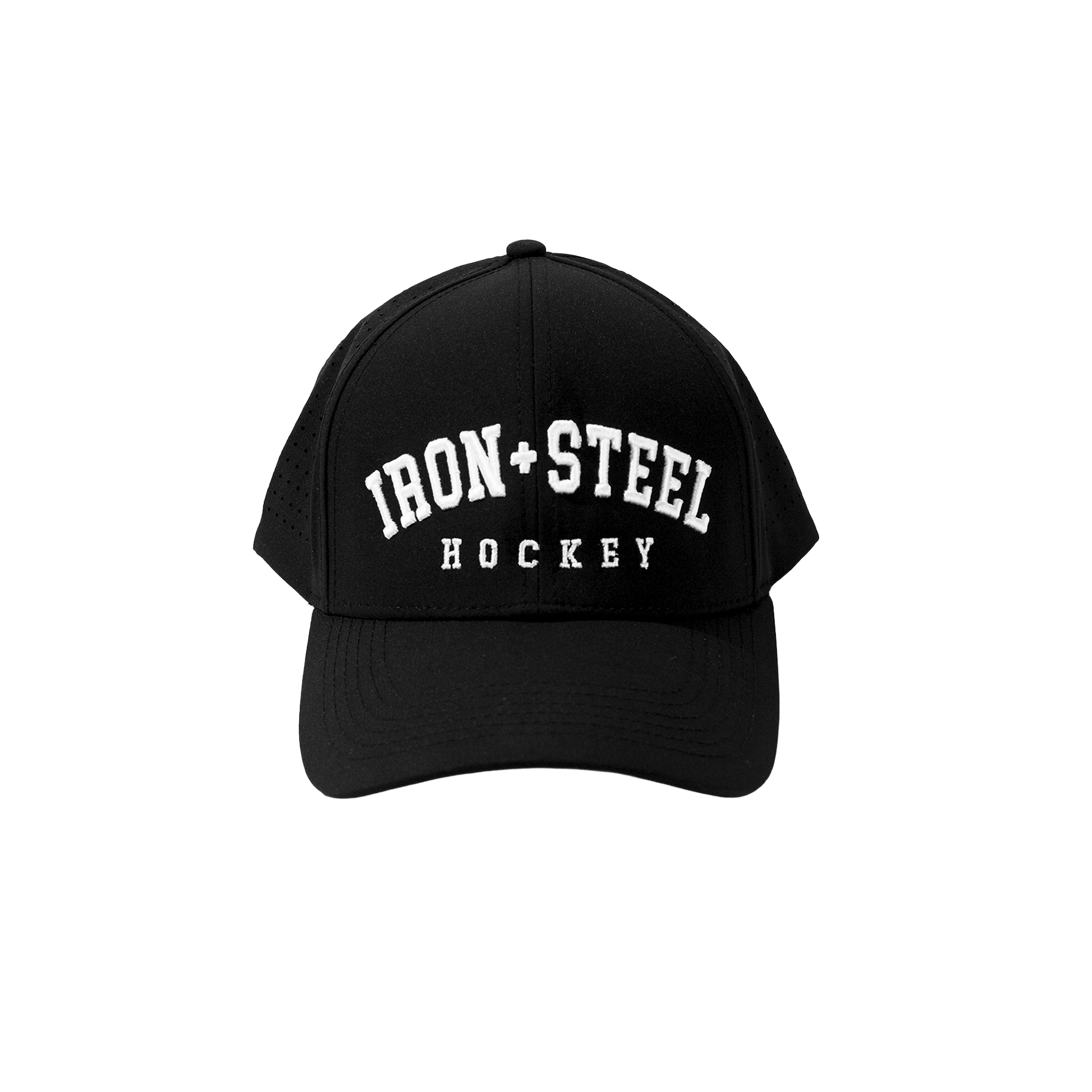 Iron+Steel Hockey Snapback Hat - Black