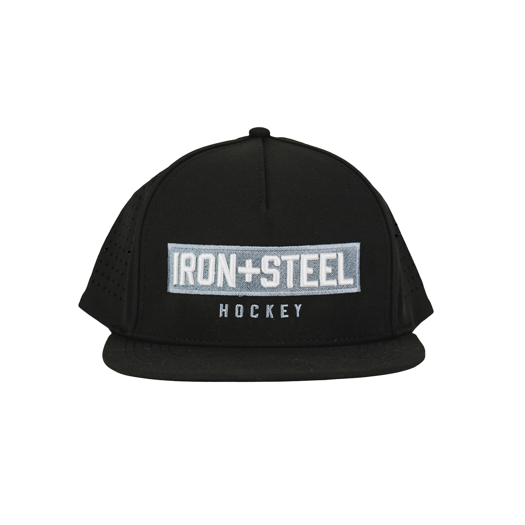 isthockeyhatflatblackfront.png
