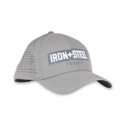 Iron+Steel Plate Snapback Hat - Grey