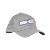 Iron+Steel Plate Snapback Hat - Grey