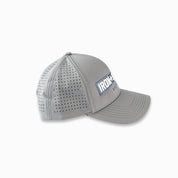 Iron+Steel Plate Snapback Hat - Grey