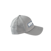 Iron+Steel Plate Snapback Hat - Grey