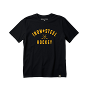 Iron & Steel Hockey Sticks T-Shirt