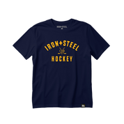Iron & Steel Hockey Sticks T-Shirt