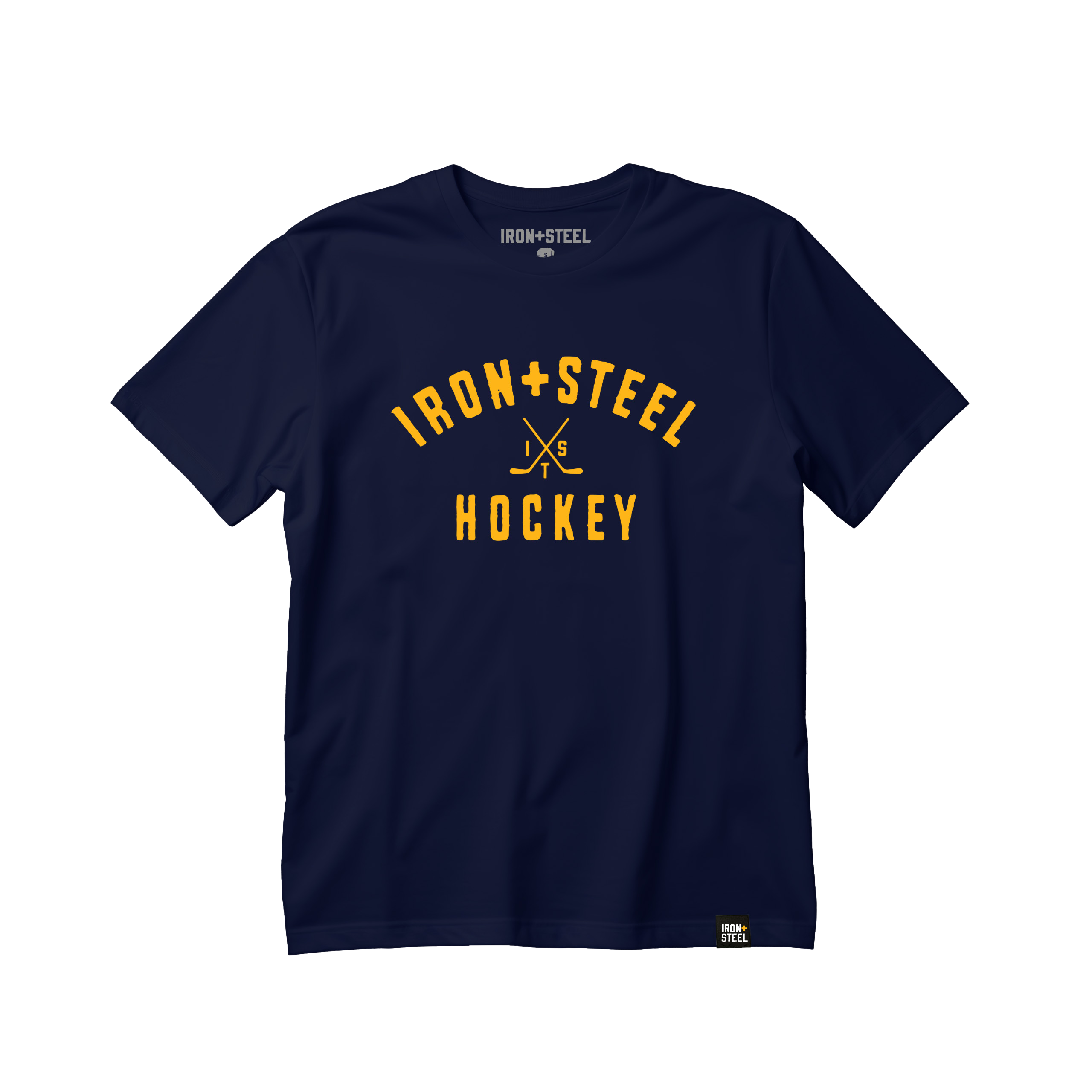 Iron & Steel Hockey Sticks T-Shirt