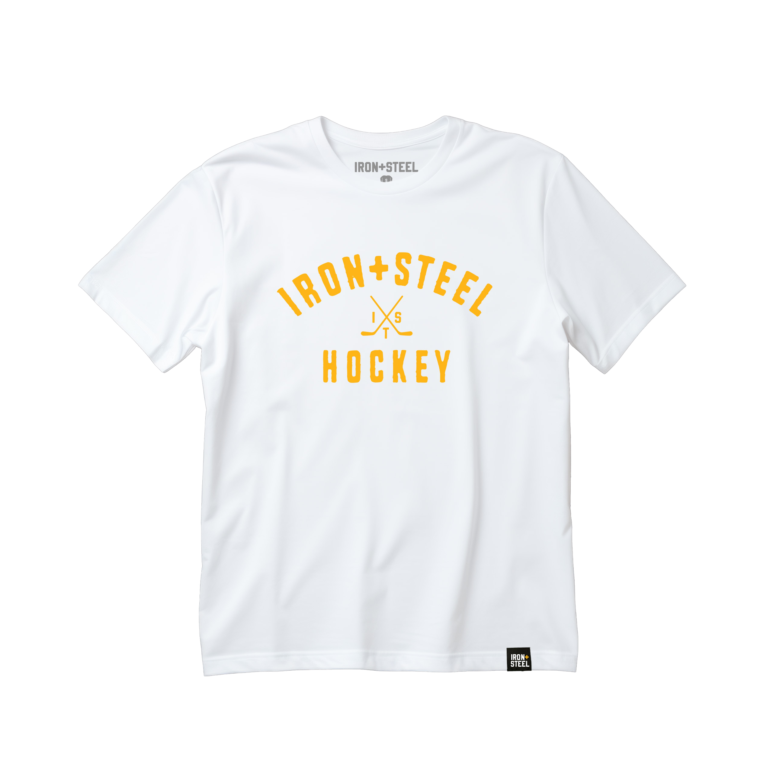 Iron & Steel Hockey Sticks T-Shirt
