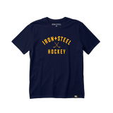 Iron + Steel Hockey Sticks T-Shirt