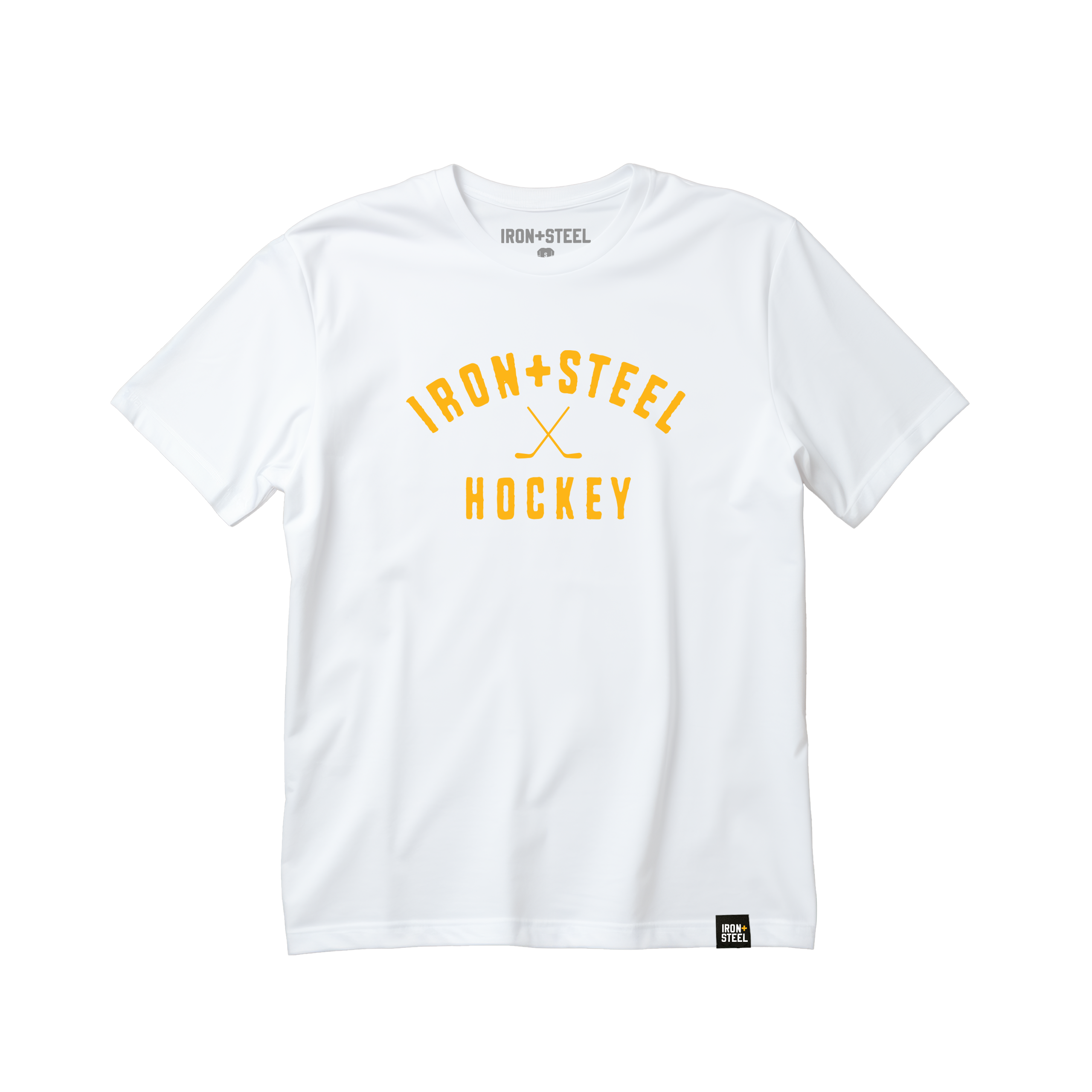 Iron + Steel Hockey Sticks T-Shirt