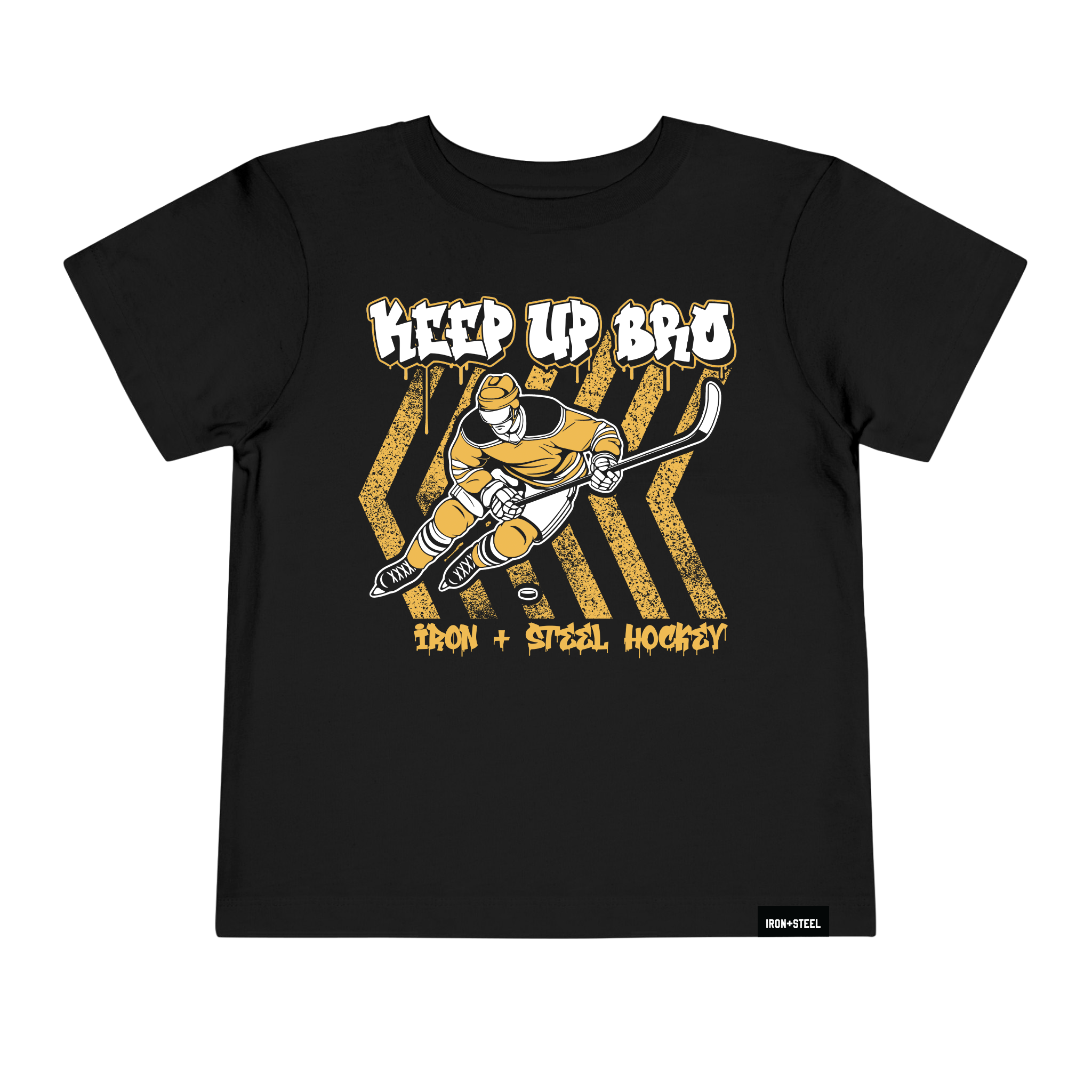 Keep Up Bro Hockey Toddler Tee
