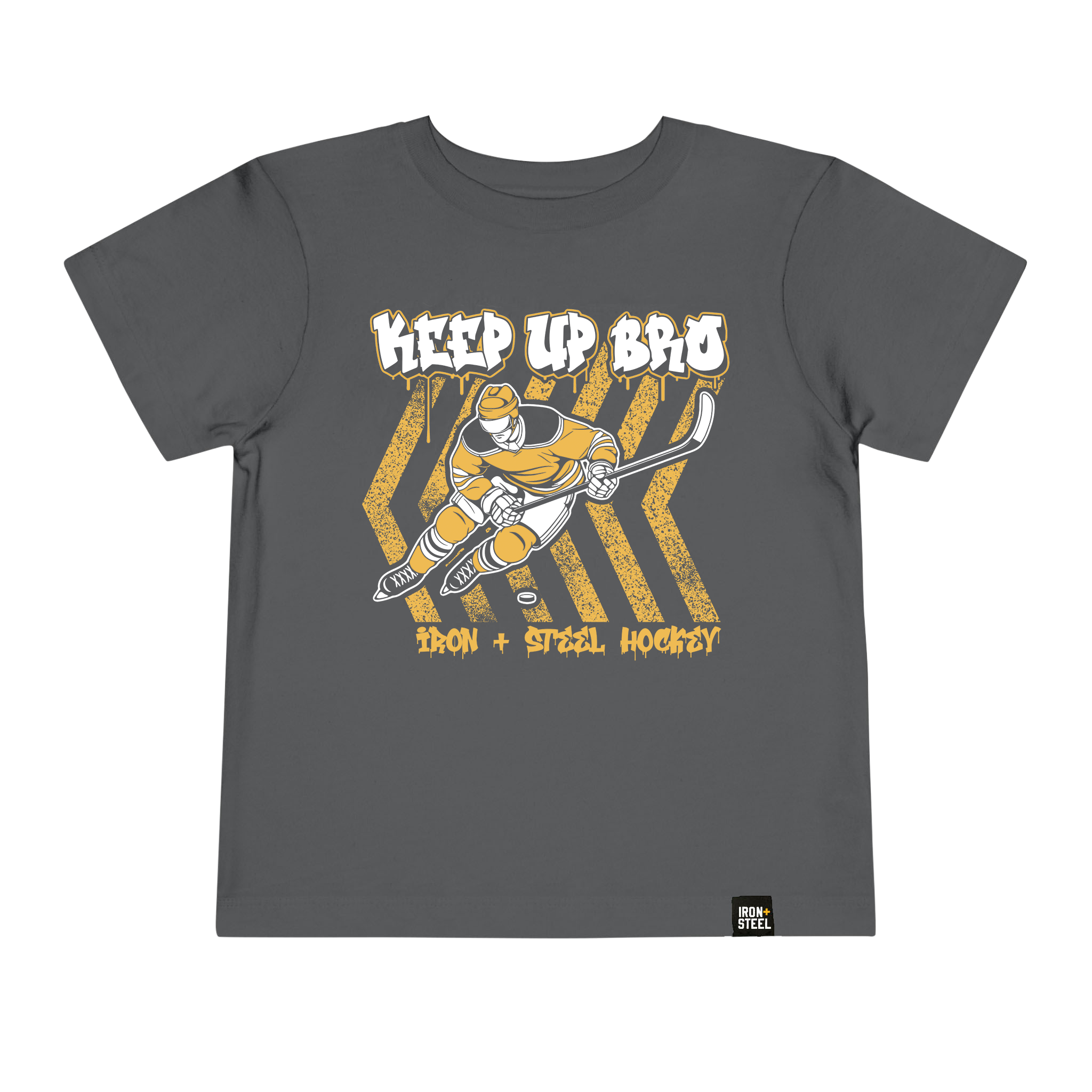 Keep Up Bro Hockey Toddler Tee