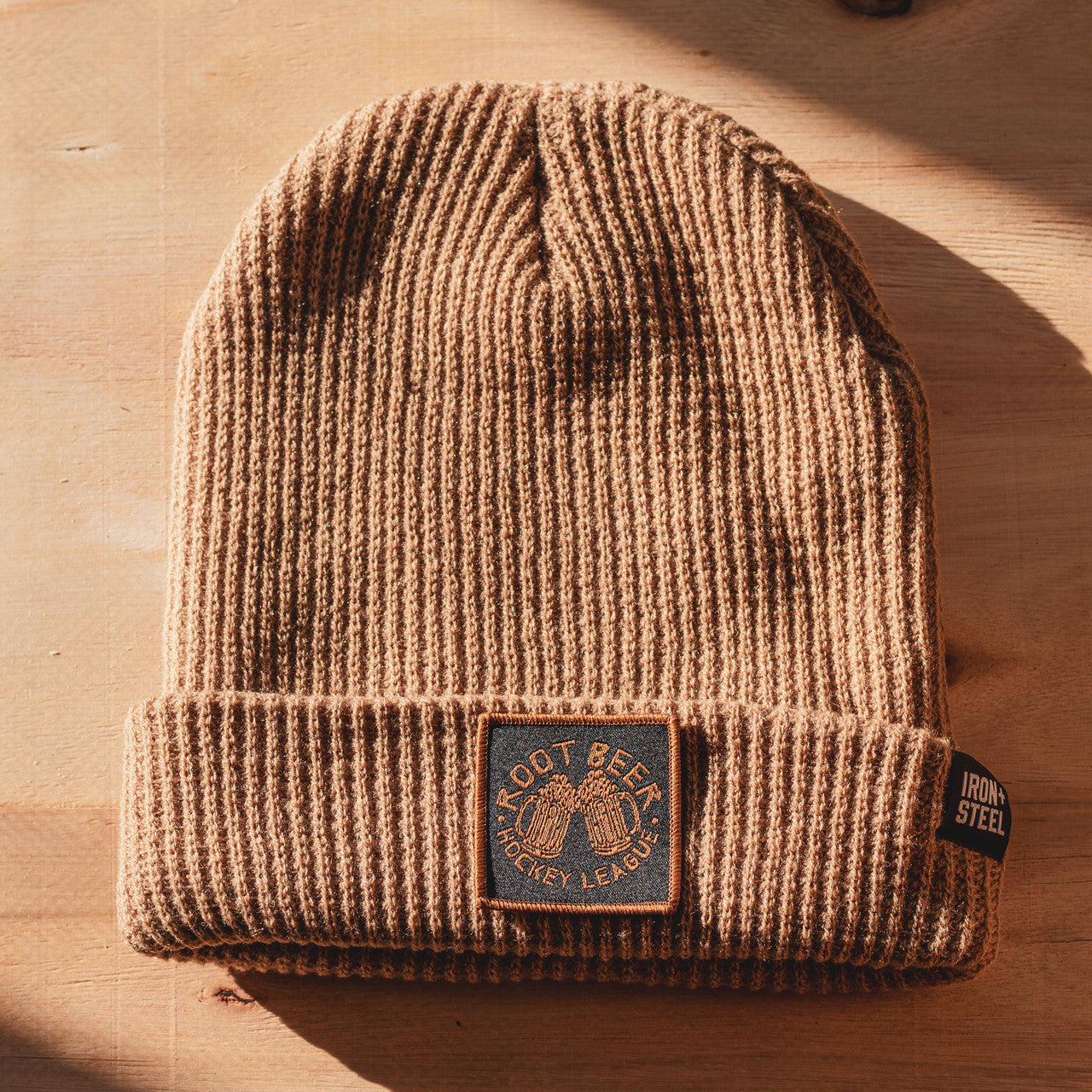 Root Beer Hockey League Waffle Beanie
