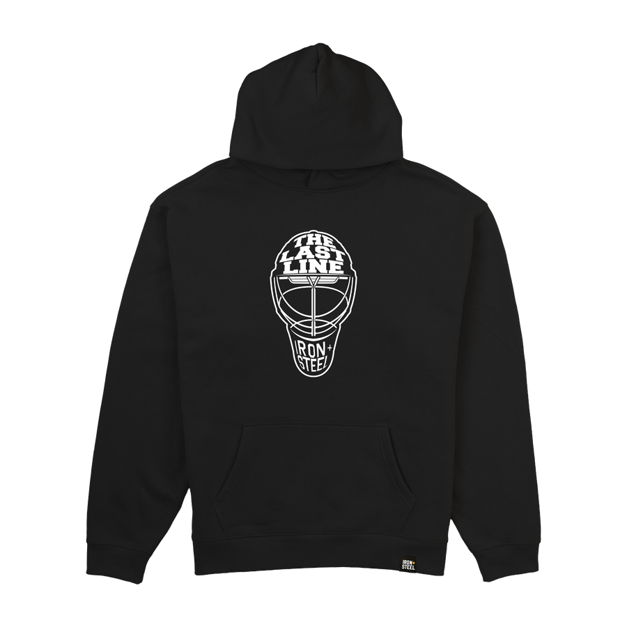 Last Line Goalie Helmet Hockey Midweight Hoodie
