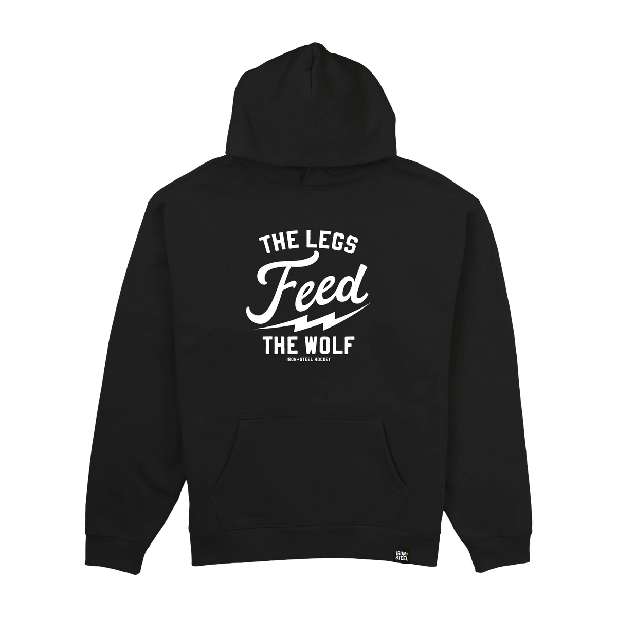 Legs Feed The Wolf Hockey Midweight Hoodie