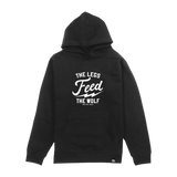 Legs Feed the Wolf Kids Fleece Hoodie