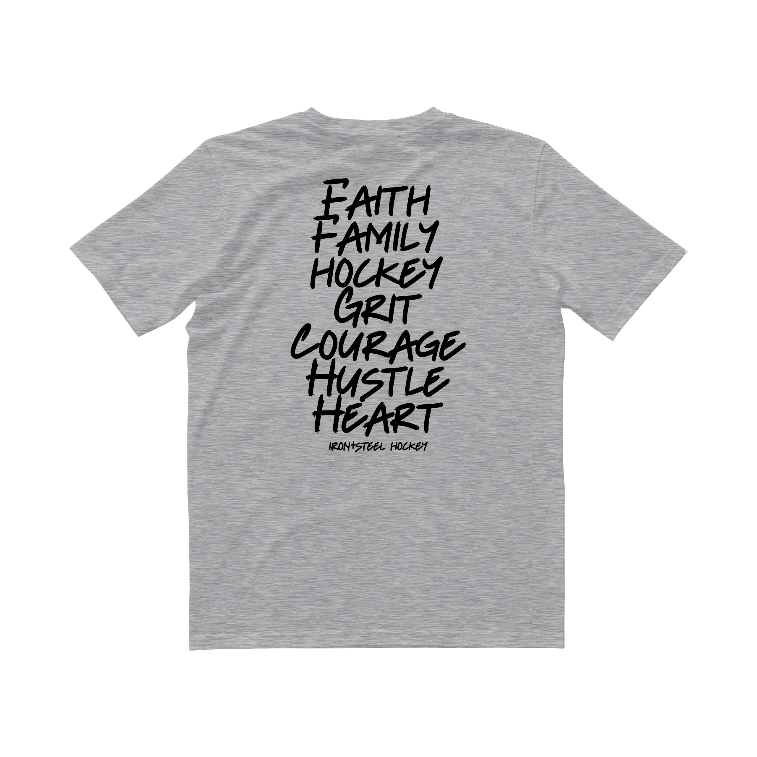 Family Faith Grit Hockey Tee