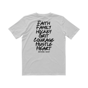 Family Faith Grit Hockey Tee