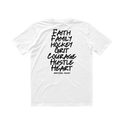 Family Faith Grit Hockey Tee