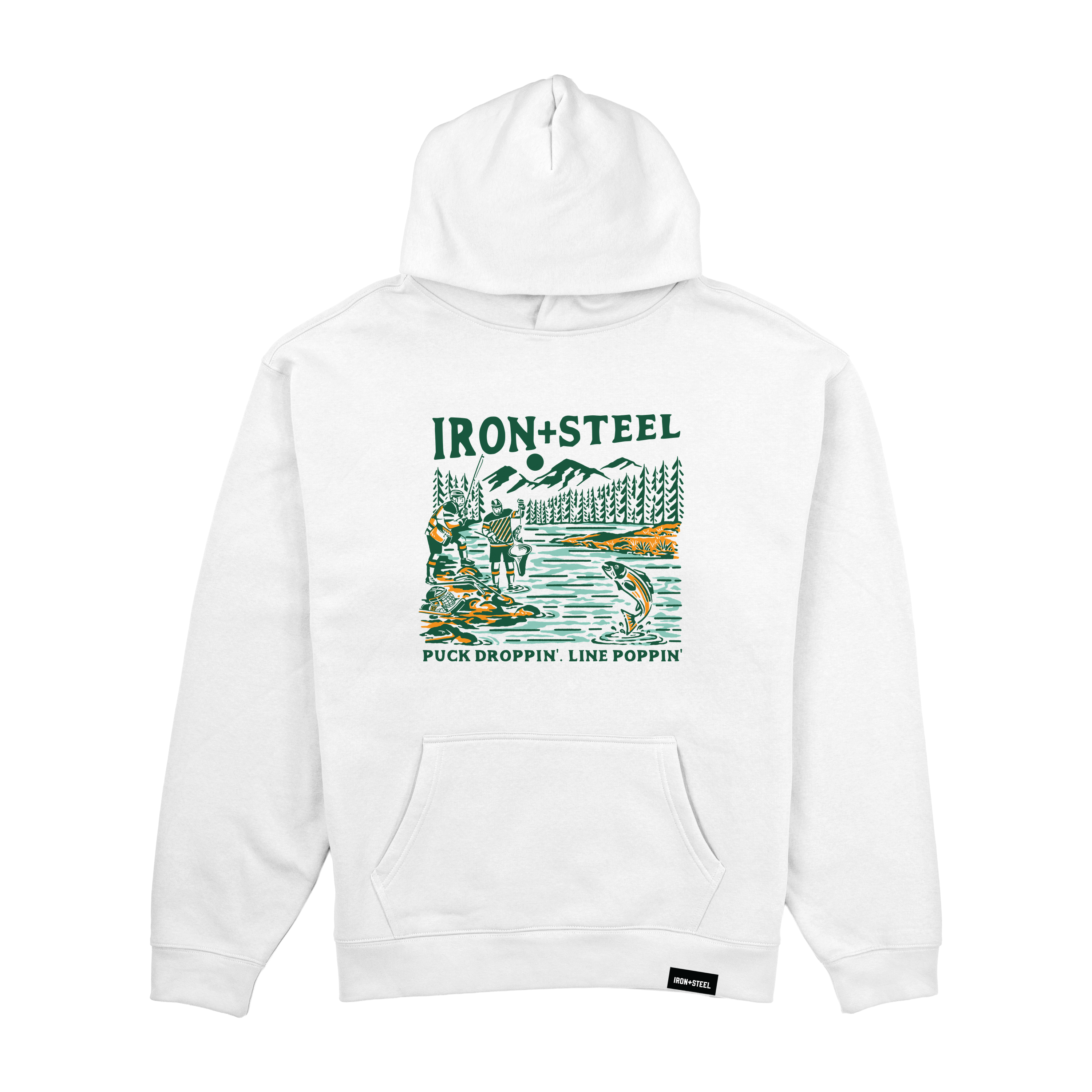 Line Poppin Hockey Midweight Hoodie