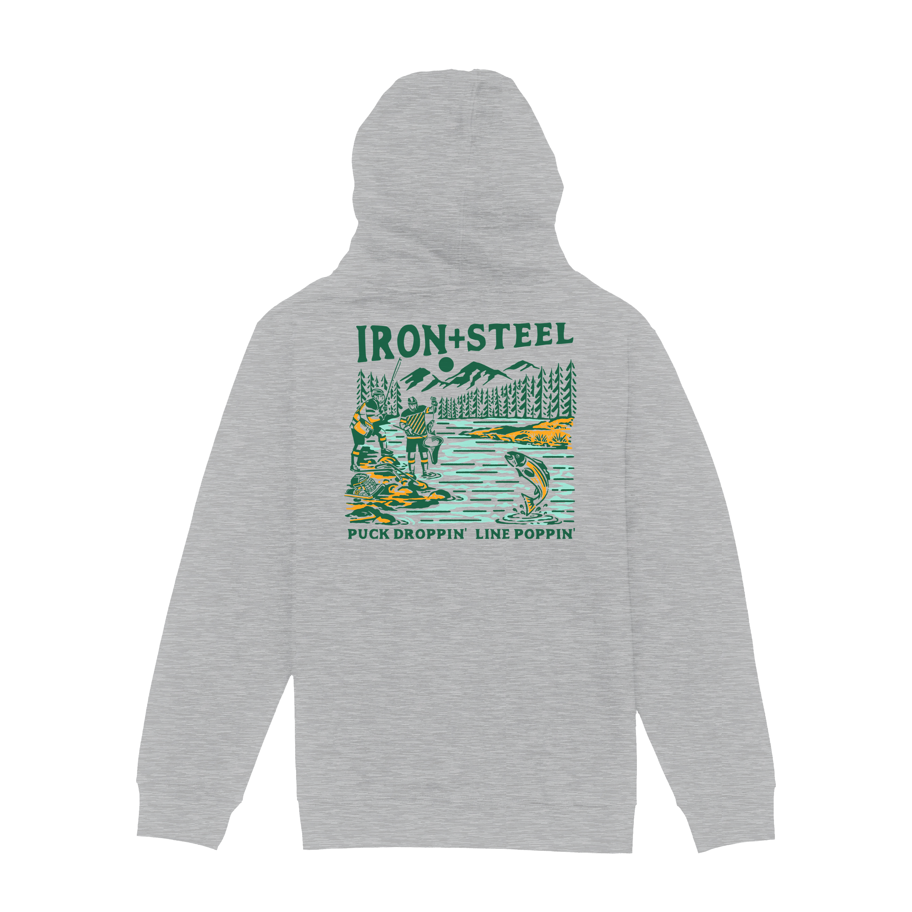 Line Poppin Hockey Youth Hoodie