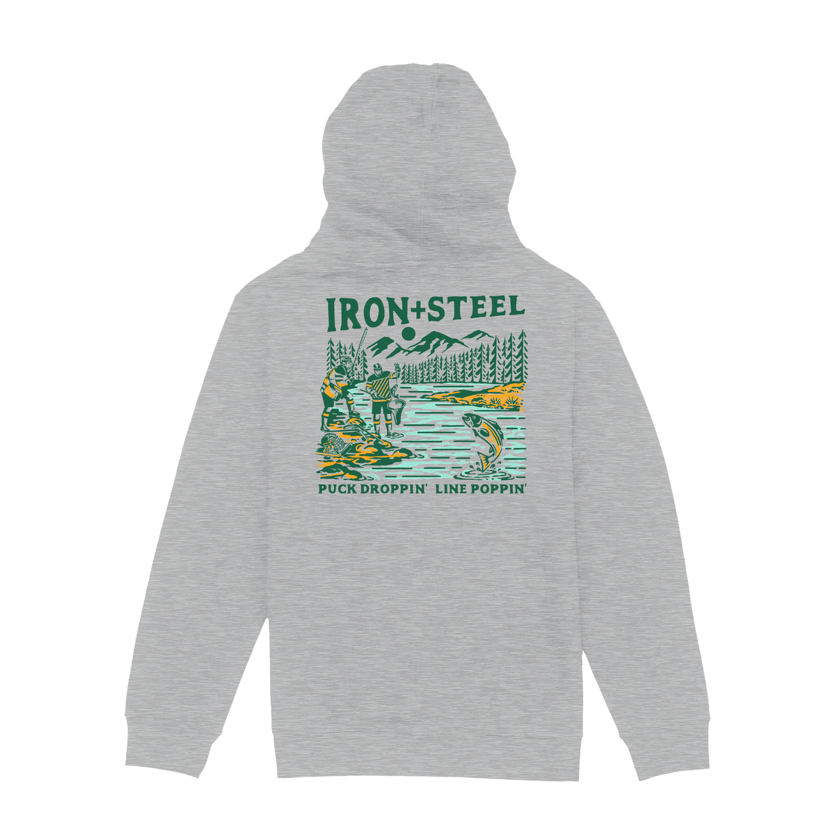 Line Poppin Hockey Youth Hoodie