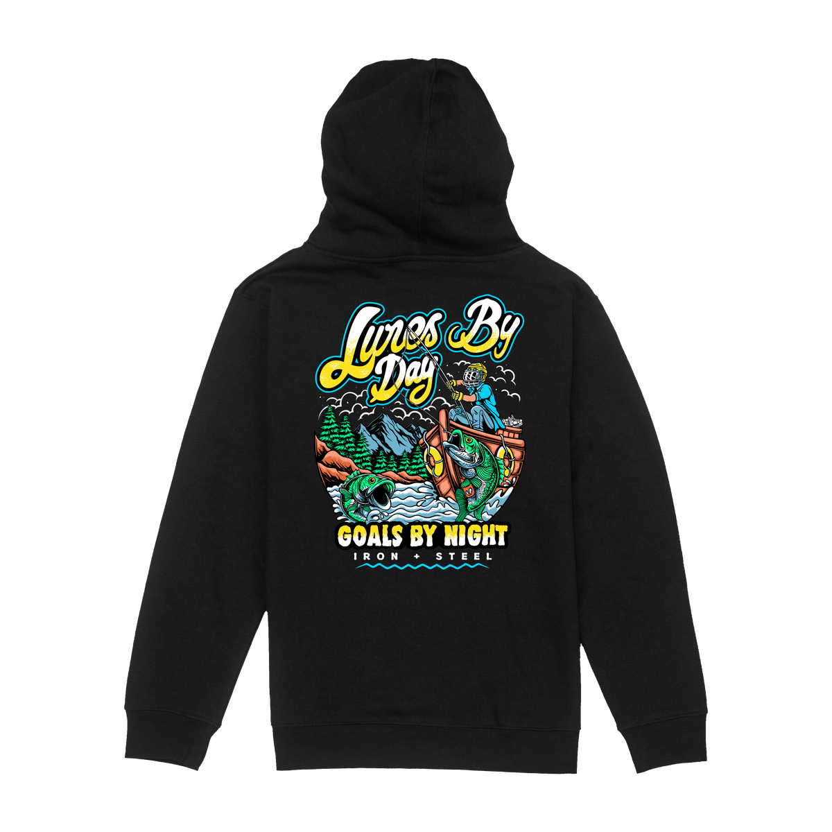 Lures By Day Hockey Youth Hoodie