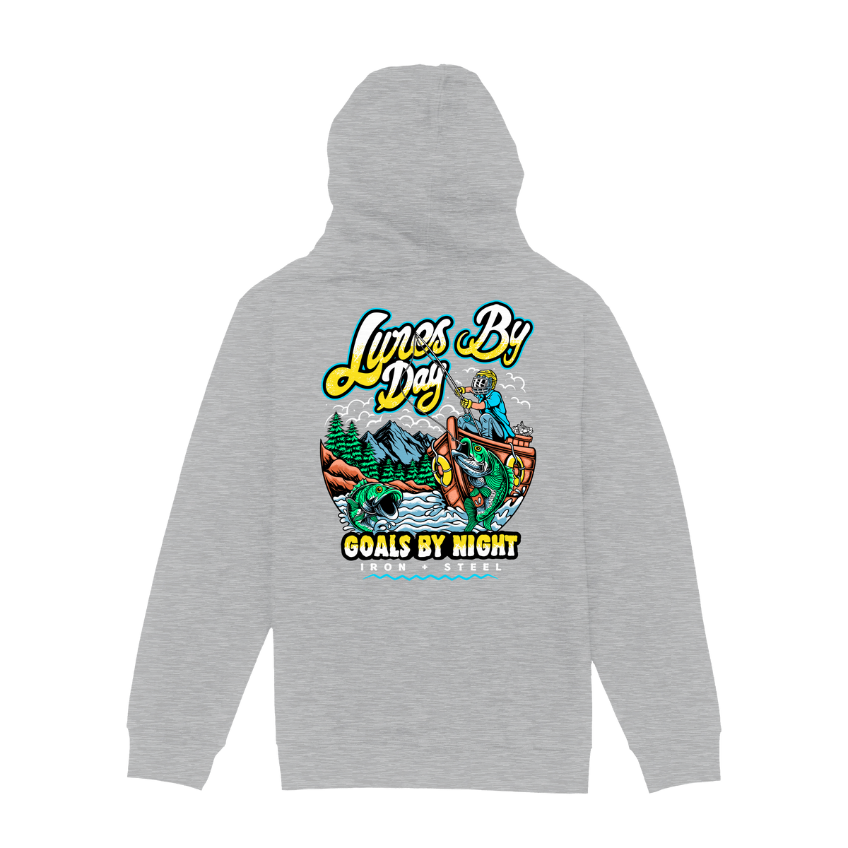 Lures By Day Hockey Youth Hoodie