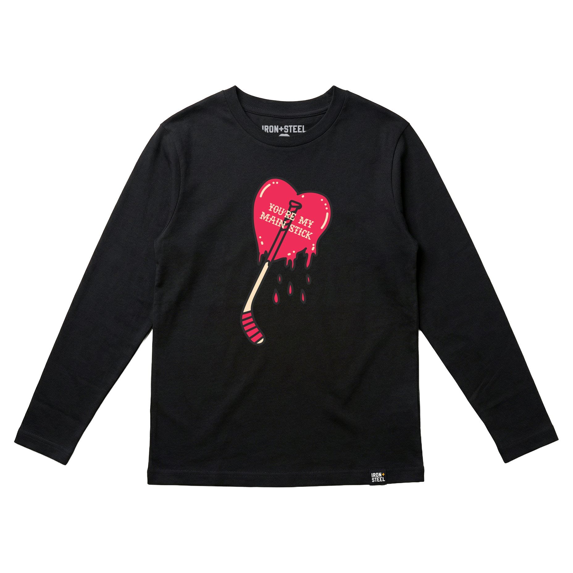 You're My Main Stick Long Sleeve Hockey Tee