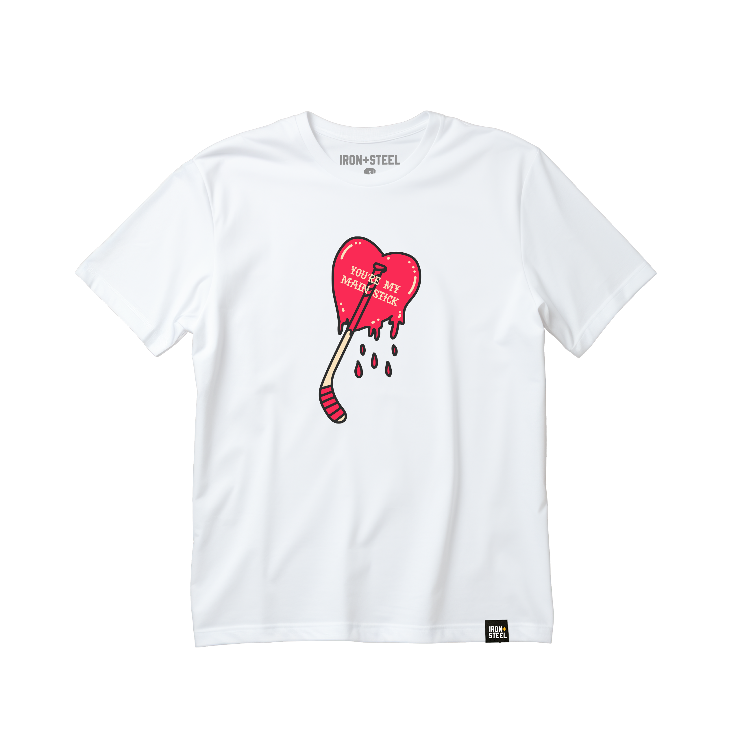 You're My Main Stick Hockey Tee