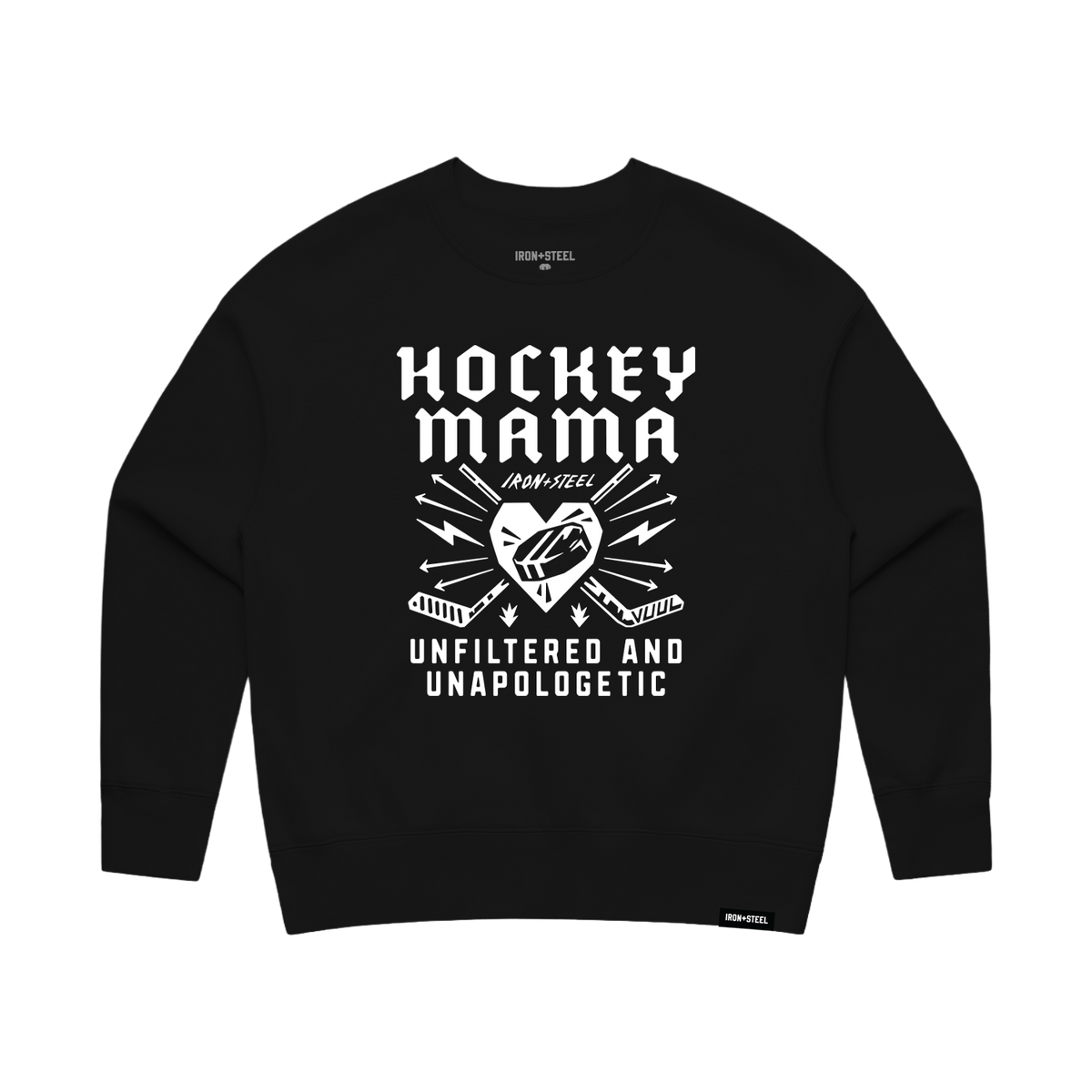 Unfiltered Hockey Mama Women's Crew