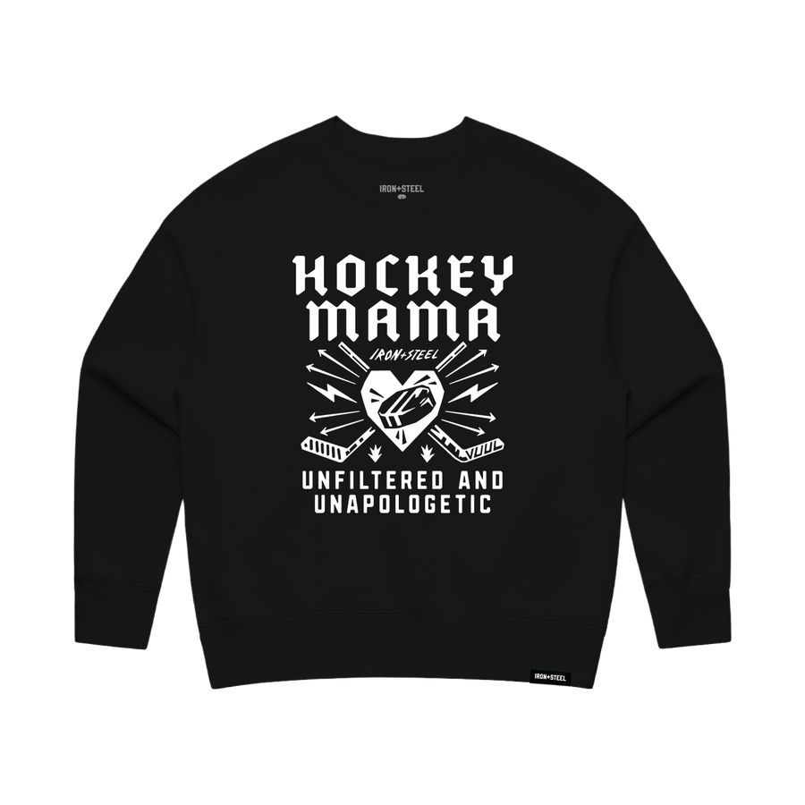 Unfiltered Hockey Mama Women's Crew