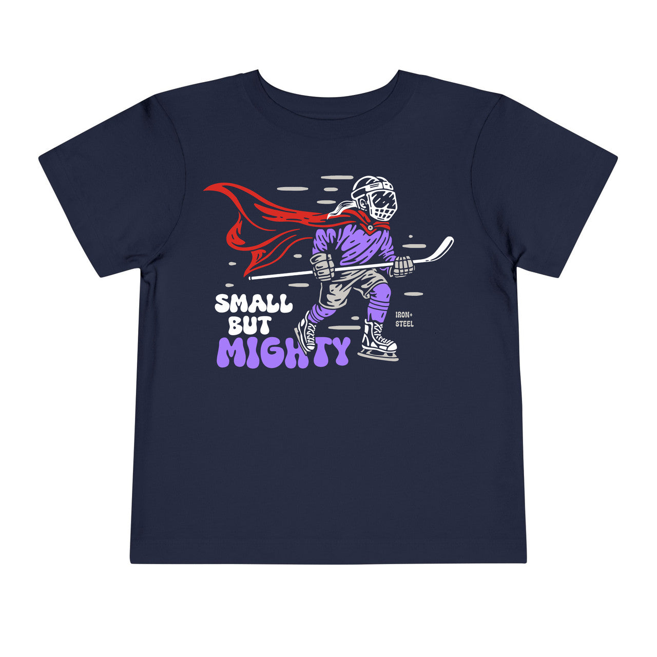 Small But Mighty Girl Hockey Toddler Tee