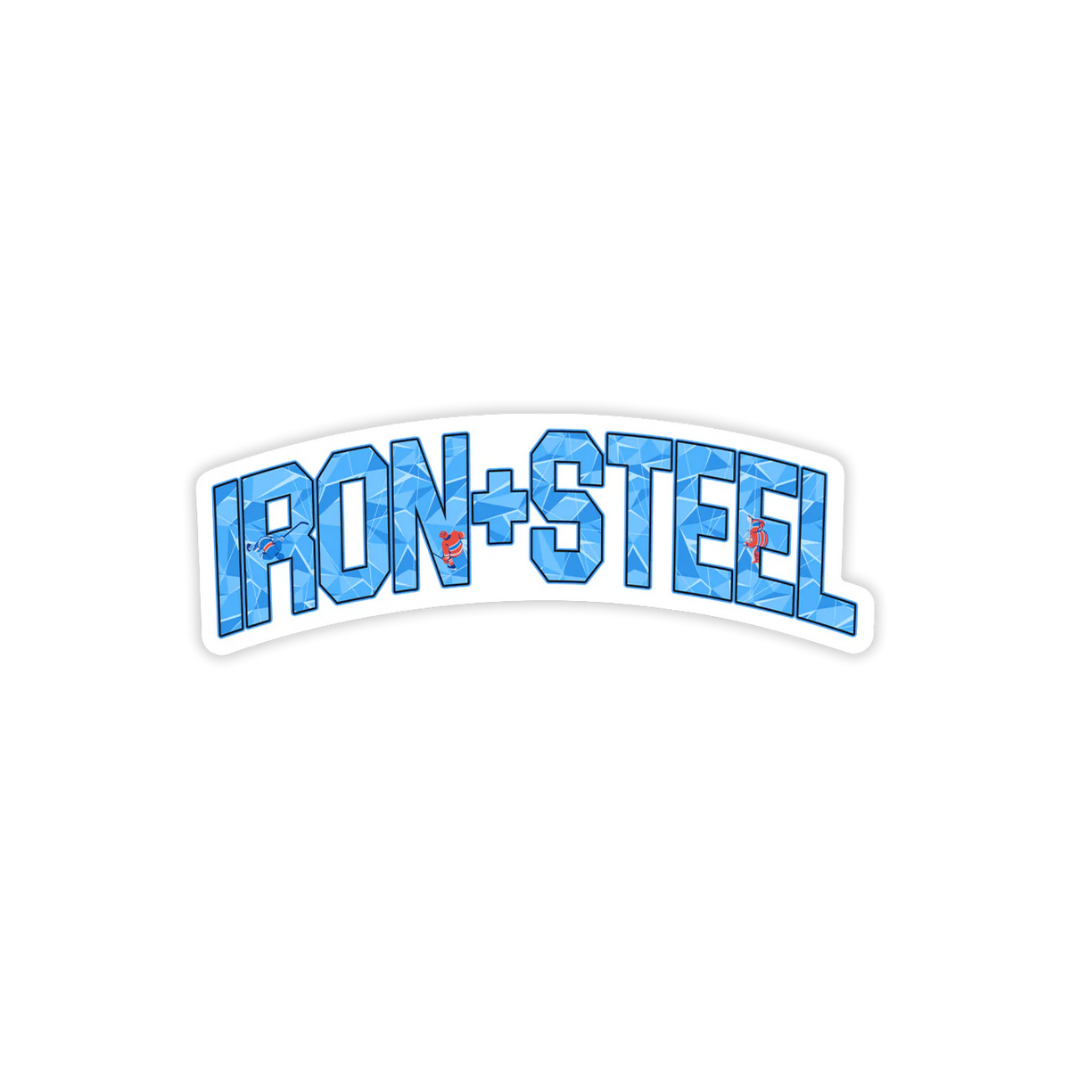 Ice Iron+Steel Sticker