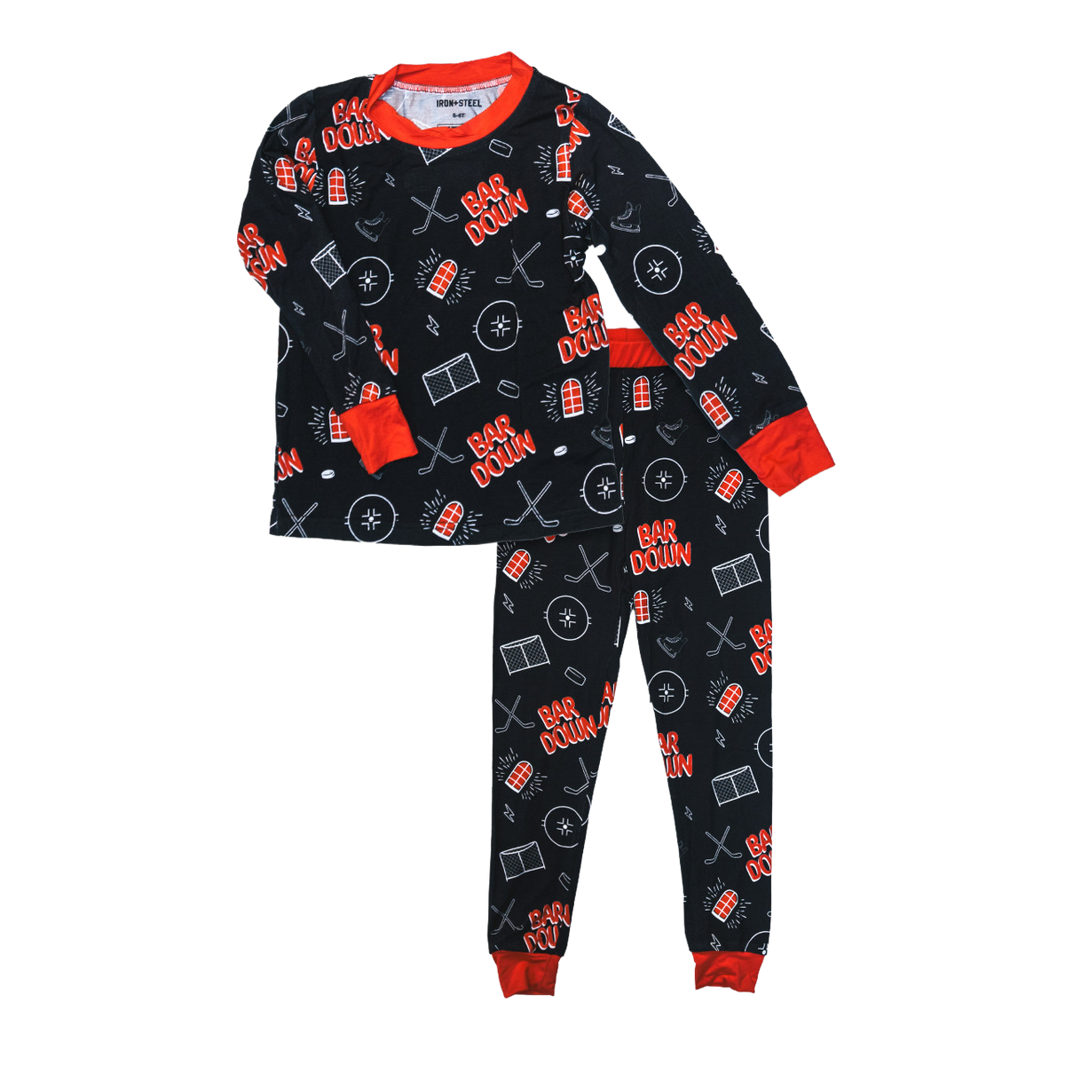 Bar Down Hockey Bamboo Pajama Set